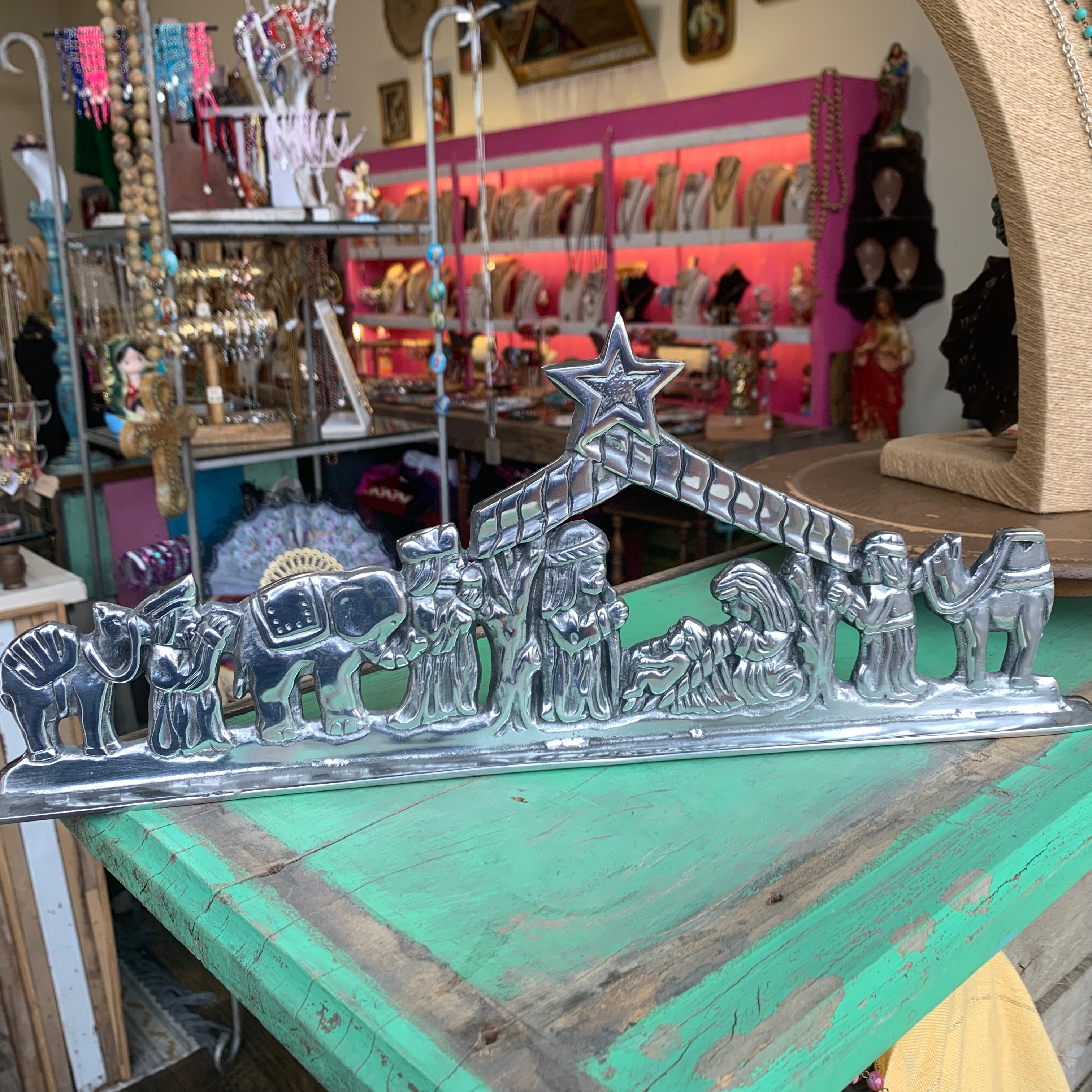 Pewter Nativity