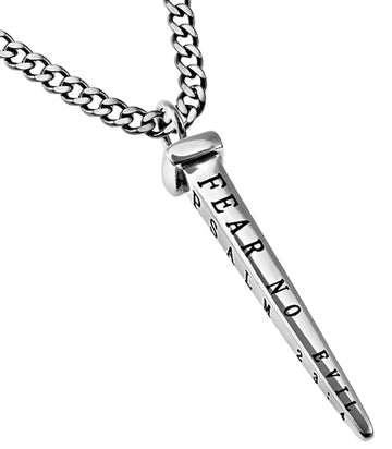 Men's Nail Psalm 23 Necklace