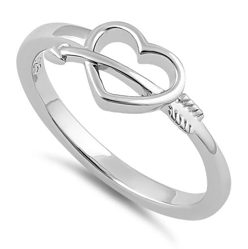 Sterling Silver Love Struck Ring