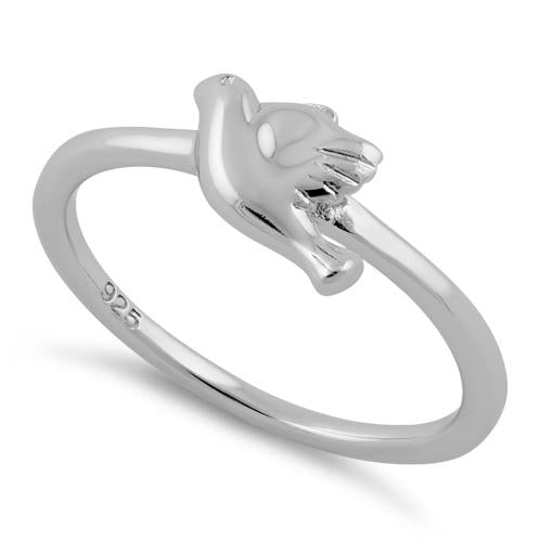 Sterling Silver Small Holy Spirit Ring