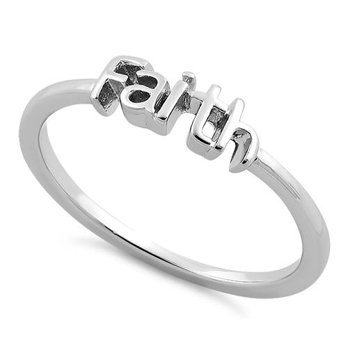 Faith Sterling Silver Ring