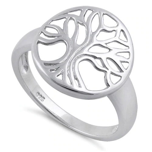 Sterling Silver Tree of Life Ring