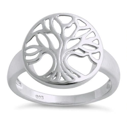 Sterling Silver Tree of Life Ring