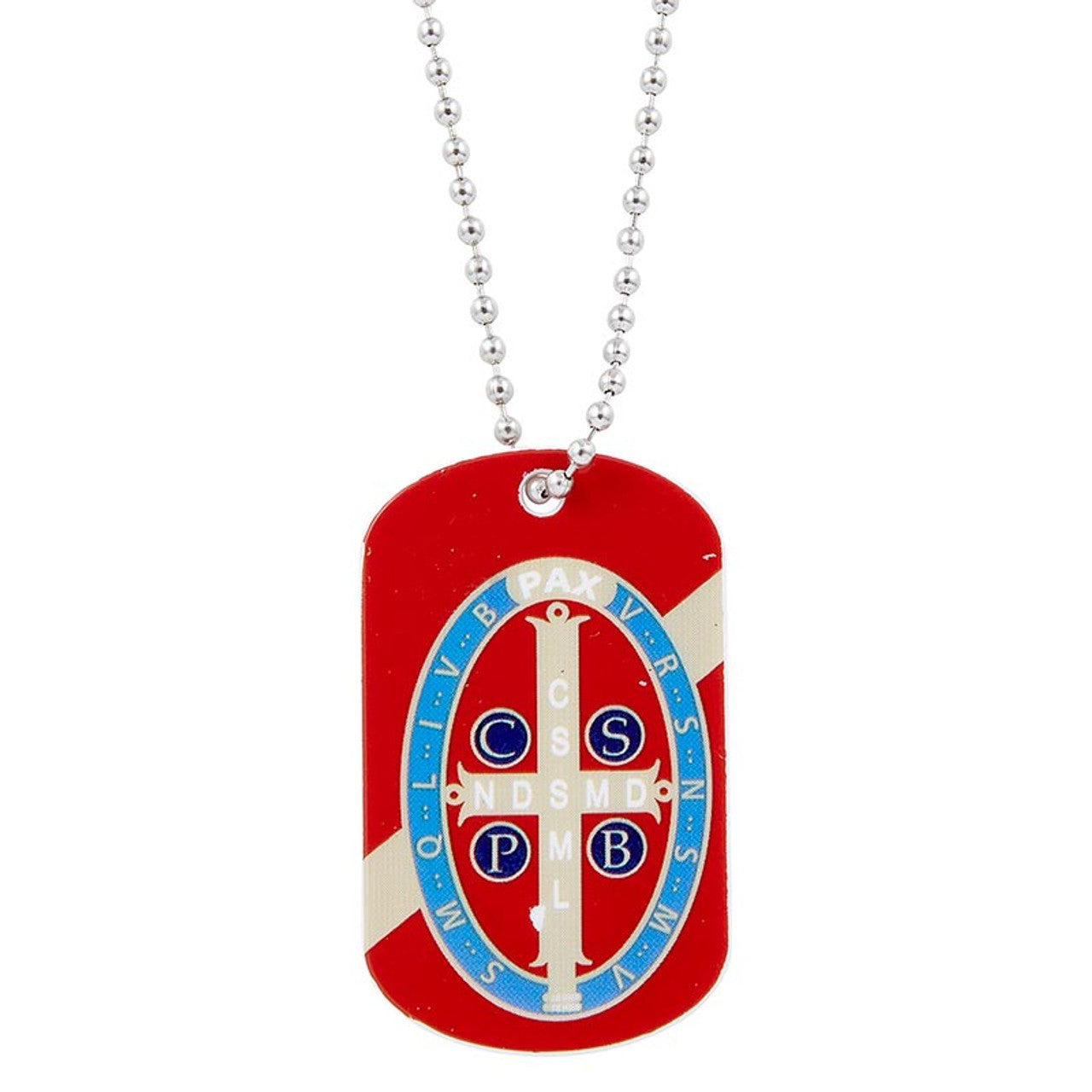 St Benedict Name Tag